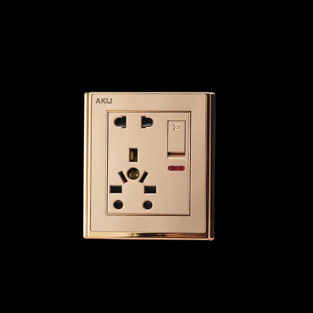 Akij Innova Combination Socket With Switch,13A