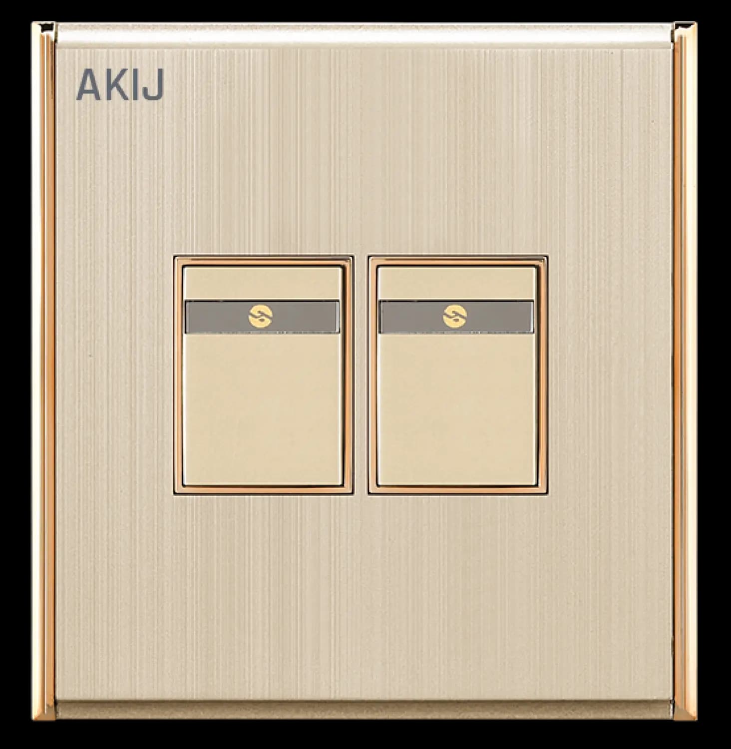 Akij Aura 2 Gang 2 Way Switch