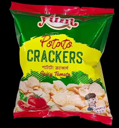 Yum Potato Crackers 16gm