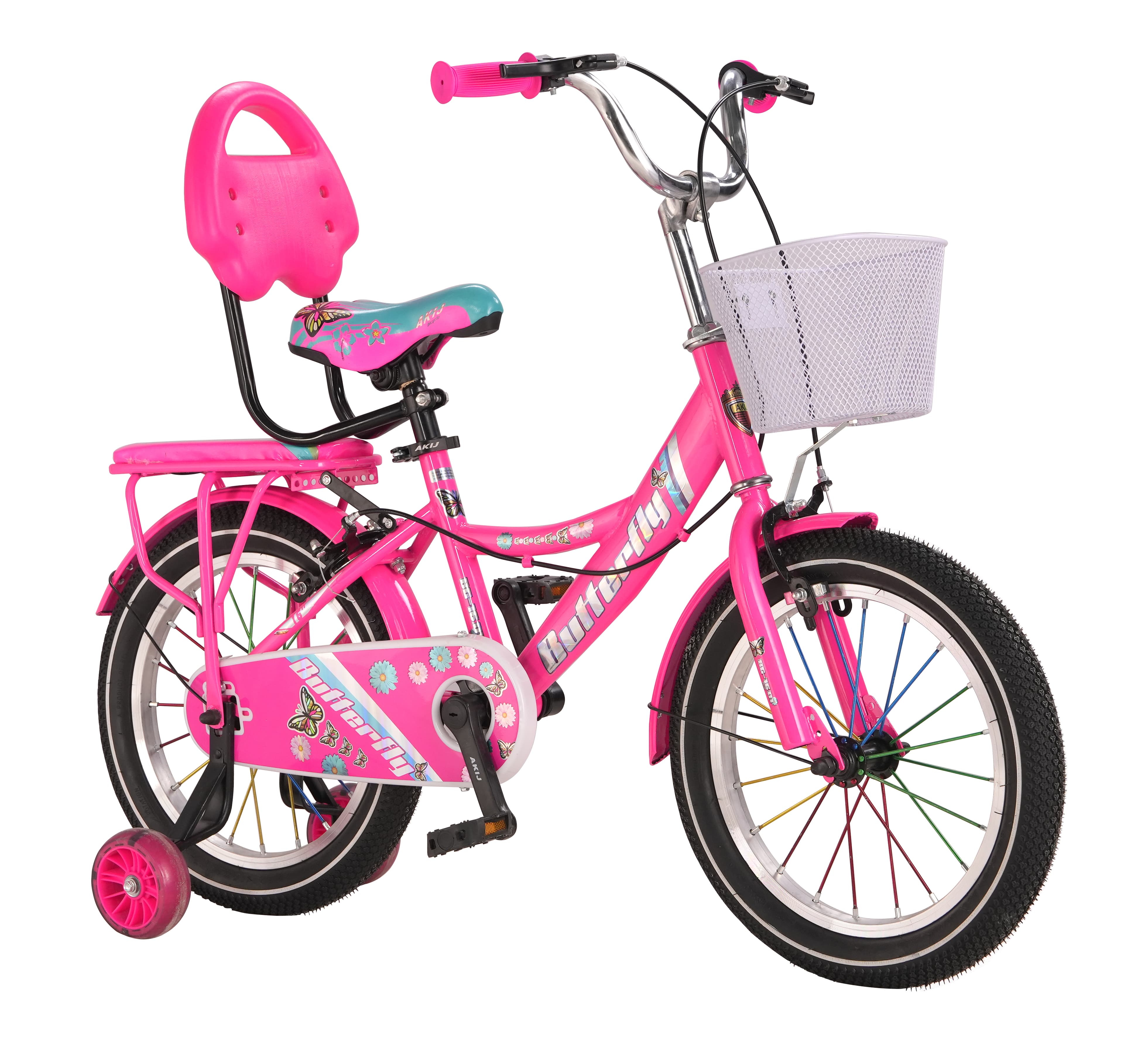 AKIJ STEEL 1-Speed 16 Butterfly Pink