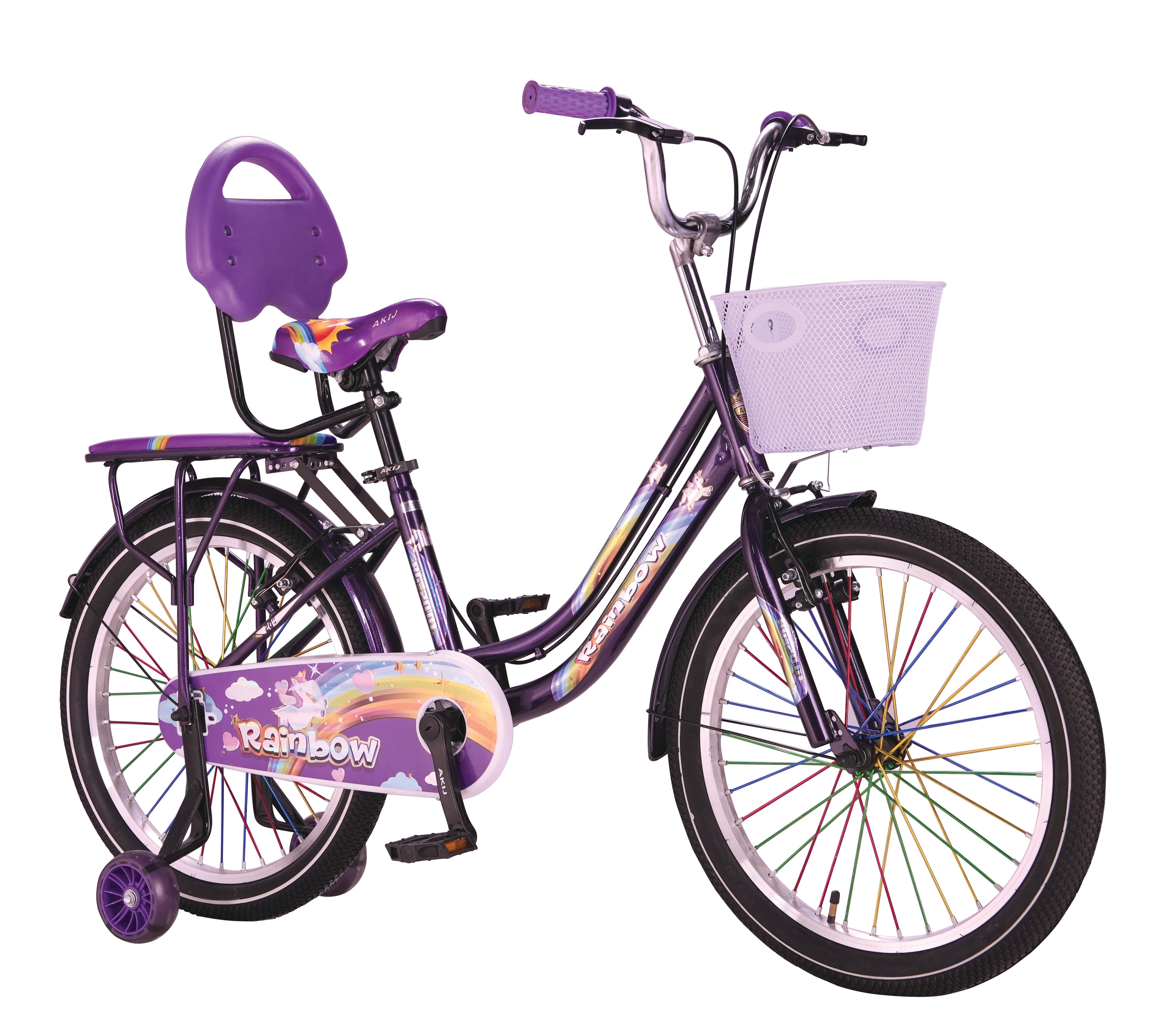 Akij Steel 1-Speed 20 rainbow Purple
