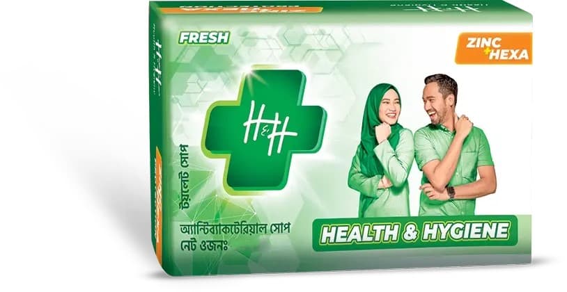 H&H Antibacterial Soap-Fresh 75 gm
