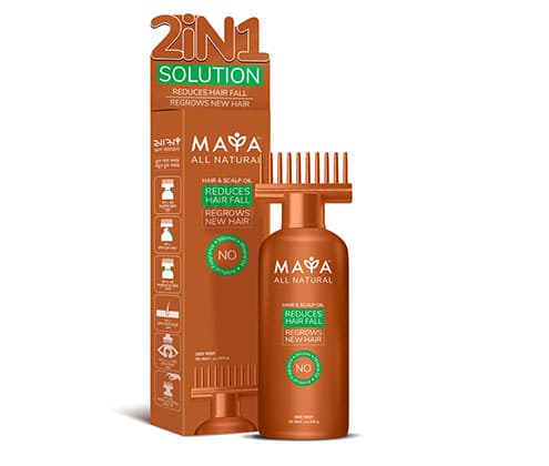 Maya All Natural Scalp And Hair Oil