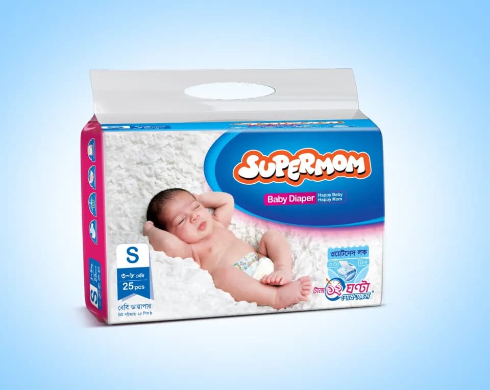 Supermom Baby Diaper (Small) 25pcs