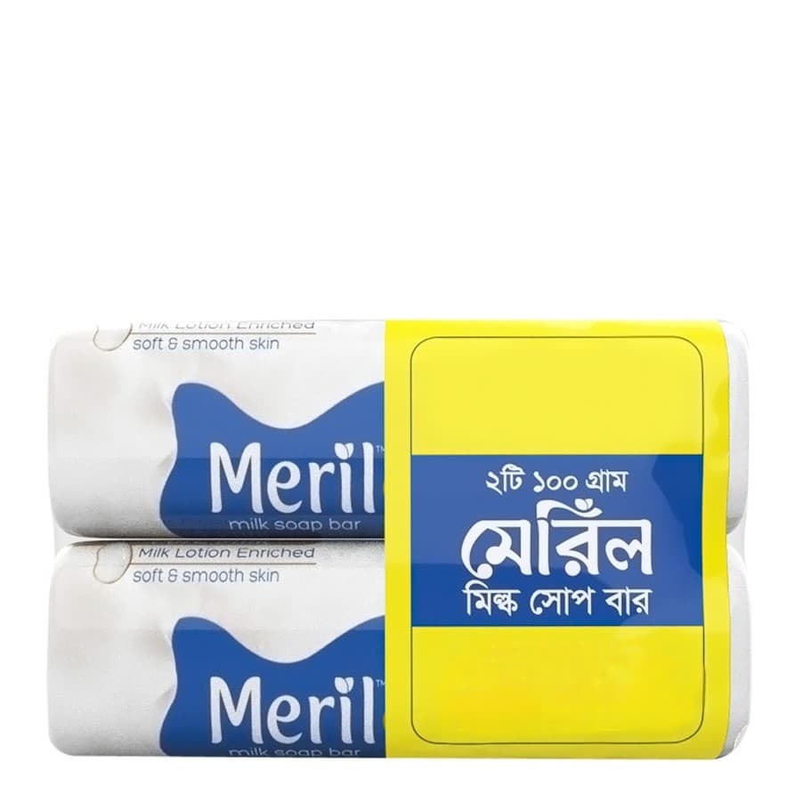 Meril Soap Bar B2Get 11Tk off (Milk)