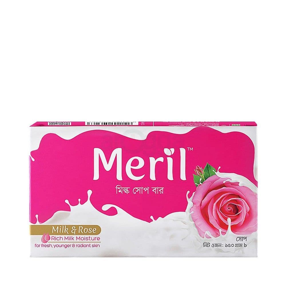Meril Milk And Rose Soap Bar (Box Pack)